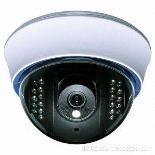 Plastic Housing Security Dome Camera, 420/550/600/700TVL Resolution